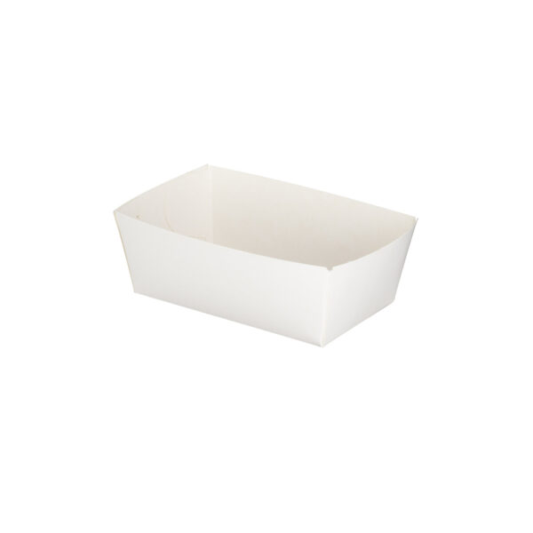 barquette carton blanche pour nuggets et frites