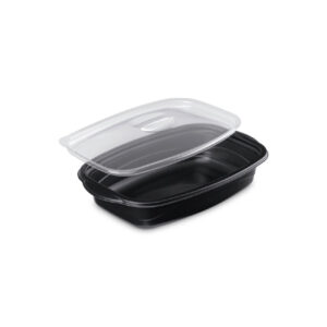 Boite alimentaire lunch box noire en plastique