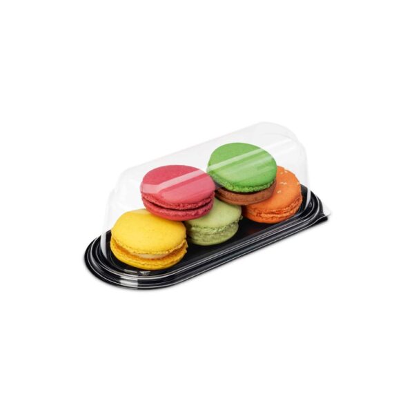 minis macarons dans une Boîte éclair plastique