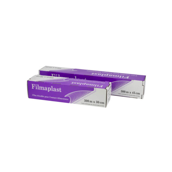 Film étirable alimentaire avec lame glissière Zip Cut couleur violet