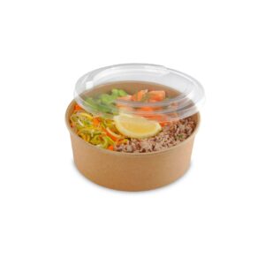 Salade composées dans un bol carton kraft 1300 ml