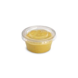 Mayonnaise dans un pot cristal emballage alimentaire