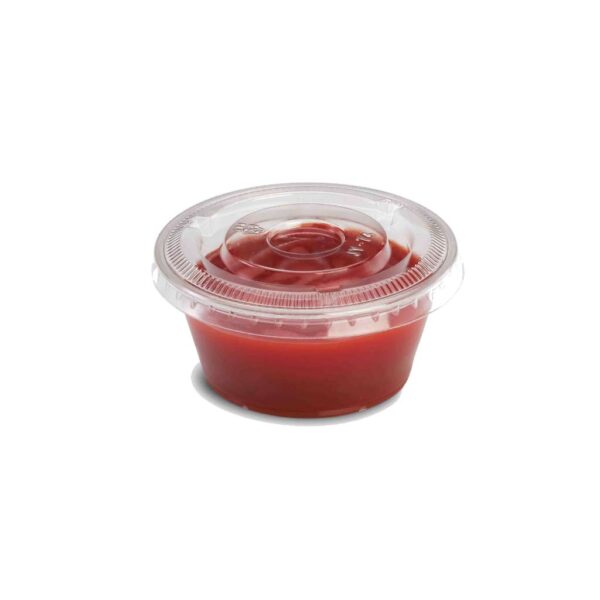 ketchup dans un pot à sauce emballage alimentaire