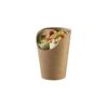 wrap legumes dans un pot en carton kraft